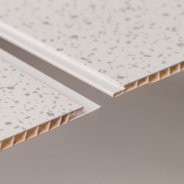 Example Of White Sparkle Wall Cladding