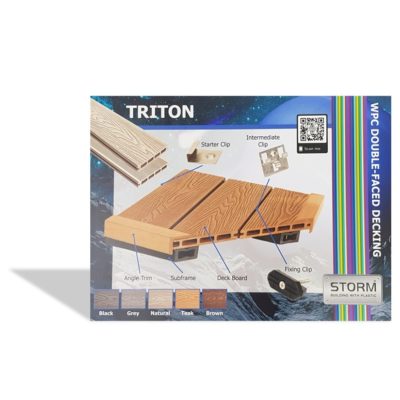 WPC Triton Double-Faced Decking Sample Pack