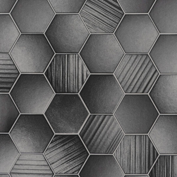 Decorative Cladding MA GH Grey Honeycomb Tile